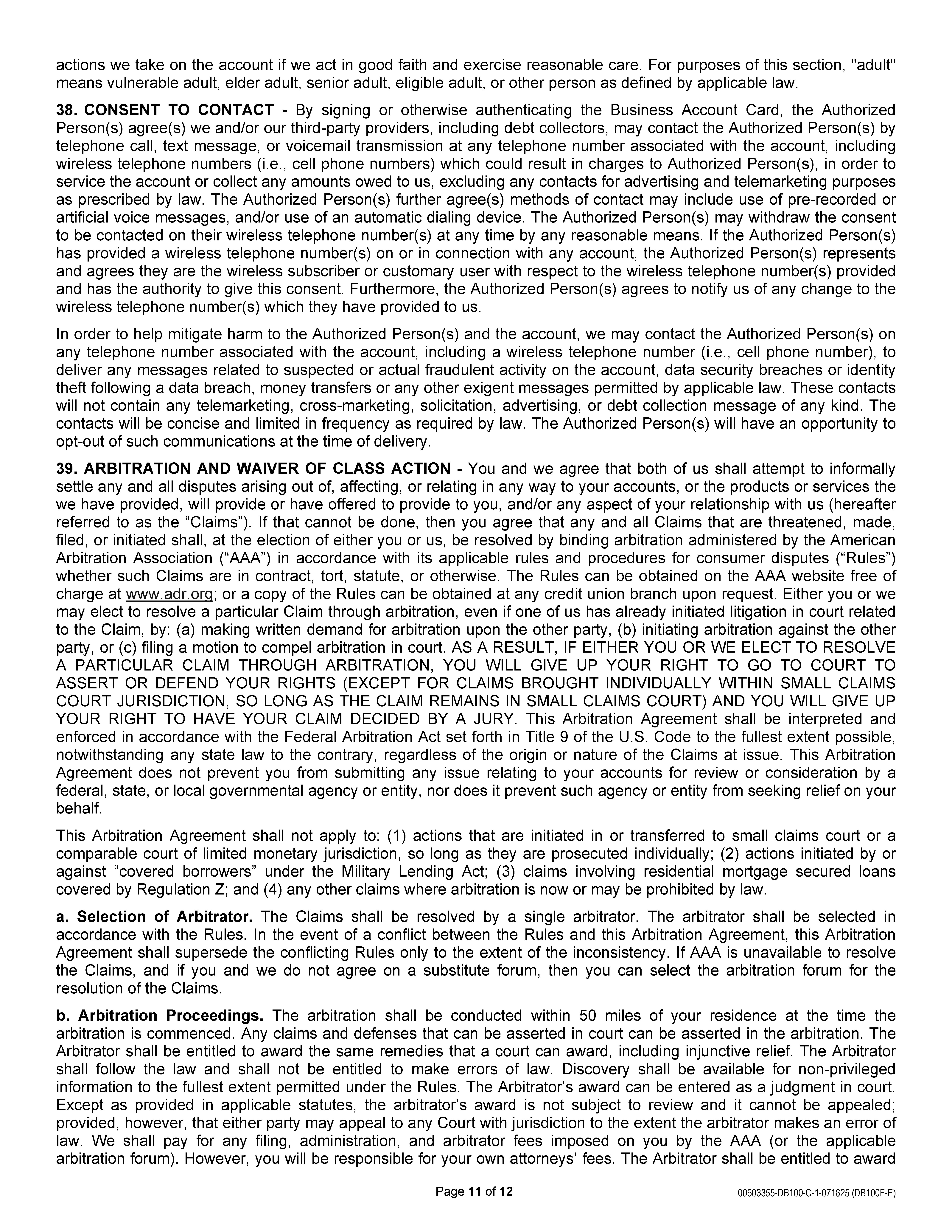 Business Membership and Account Agreement_Page_11